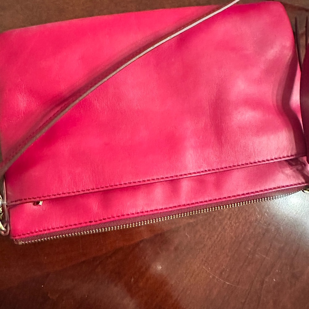Fossil Sydney Top Zip Leather Crossbody in Orchid - Picture 3 of 10